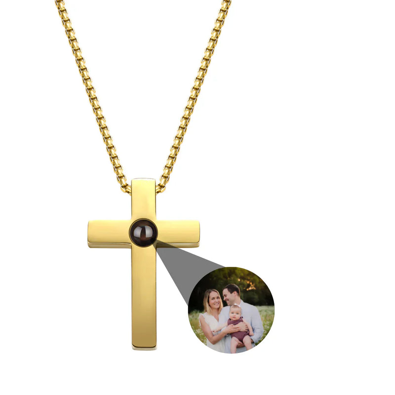 Collier Fête des Pères Personnalisable avec Photo Conçue - Promotion Spéciale 50% DE RÉDUCTION + Livraison Gratuite