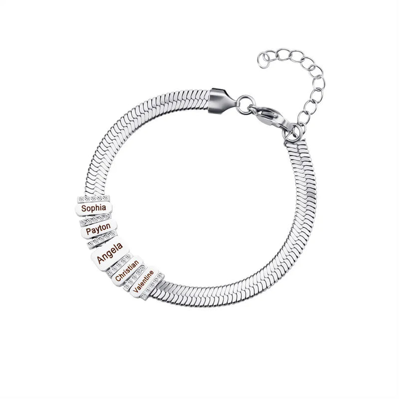 Bracelet d'amour familial personnalisé - 50 % de réduction